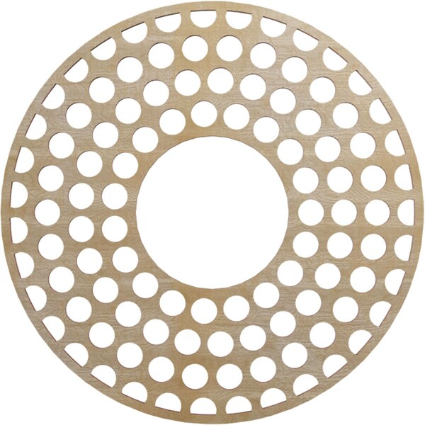 Ekena Millwork Fink Wood Fretwork Pierced Ceiling Medallion, Birch, 18"OD x 6 1/2"ID x 3/8"T CMWP18X18X0375FFBI - main